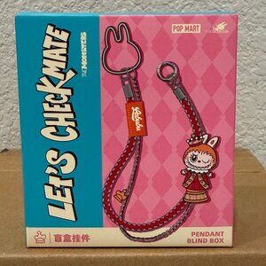 Labubu-The Monsters *Authentic NIB* Let's Checkmate Pendant-Pawn